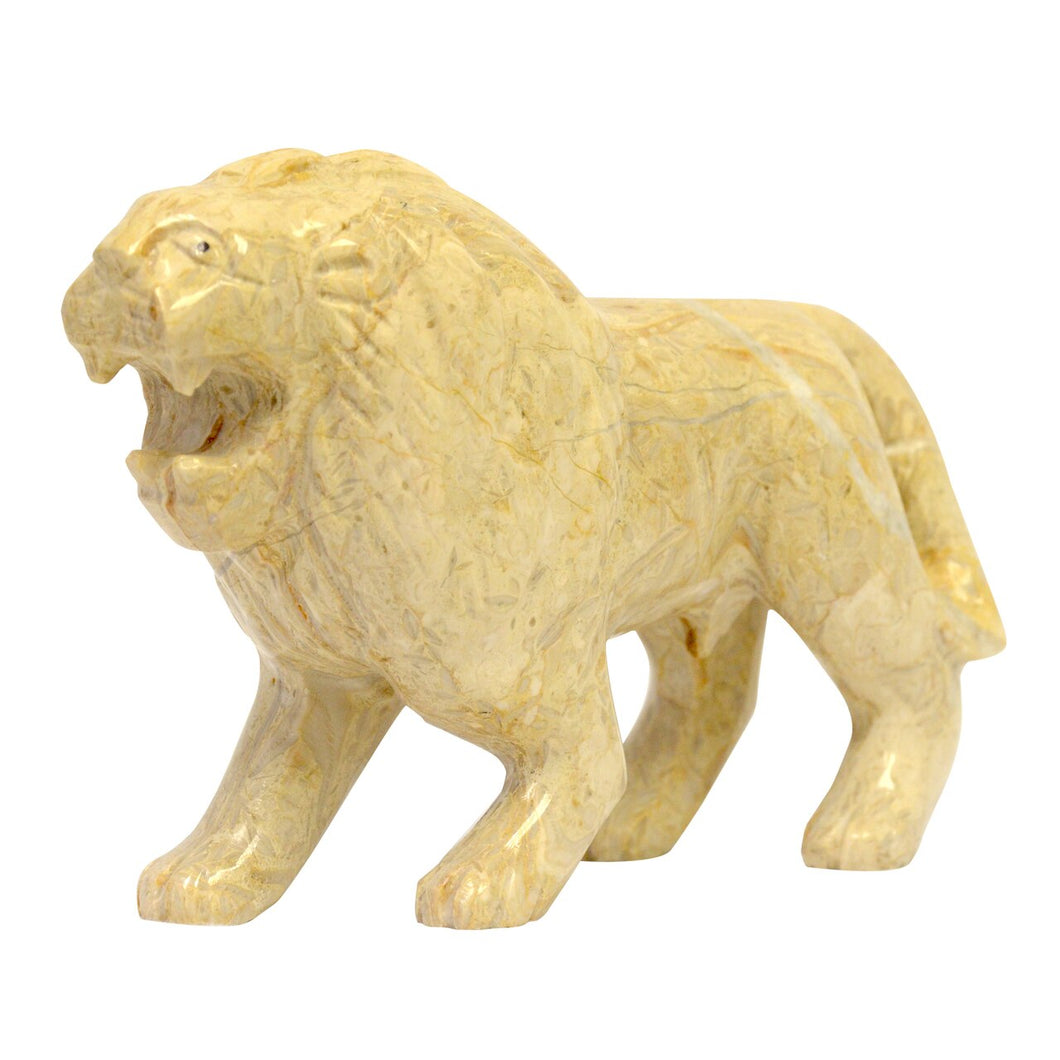 Marble Lion Figurine